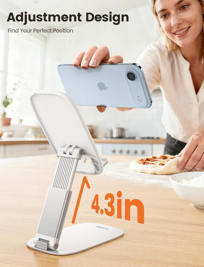 Ultra-Thin Foldable Cell Phone Stand for Desk
