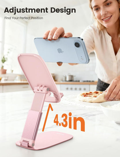 Ultra-Thin Foldable Cell Phone Stand for Desk