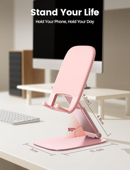 Ultra-Thin Foldable Cell Phone Stand for Desk