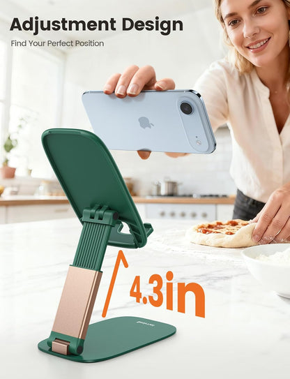 Ultra-Thin Foldable Cell Phone Stand for Desk