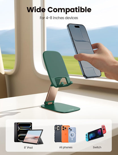 Ultra-Thin Foldable Cell Phone Stand for Desk