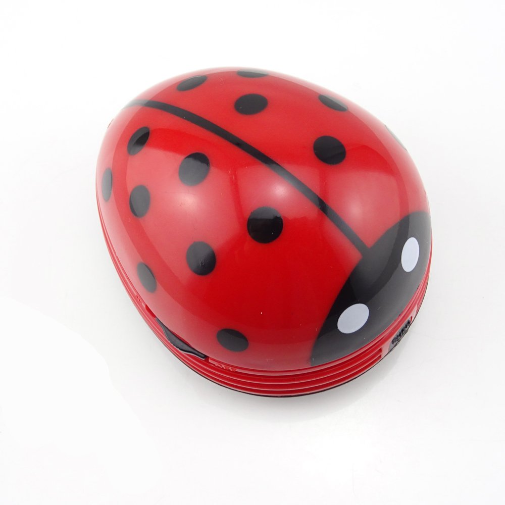 Ladybug Shaped Portable Corner Desk Vacuum Cleaner Mini Cute Vacuum Cleaner Dust Sweeper