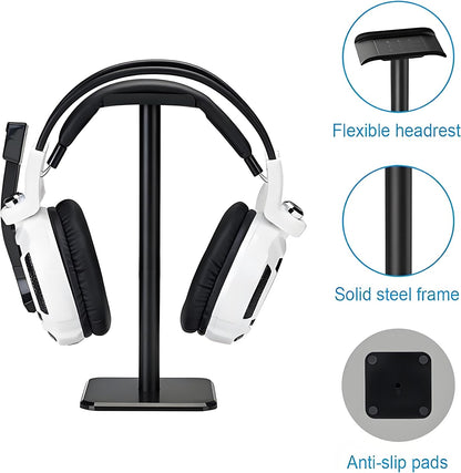 Headphone Stand, Universal Game Headset Metal Holder Earphone Stand