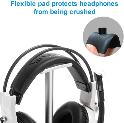 Headphone Stand, Universal Game Headset Metal Holder Earphone Stand