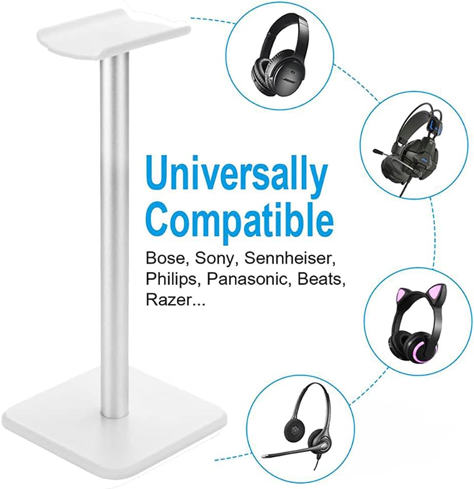 Headphone Stand, Universal Game Headset Metal Holder Earphone Stand
