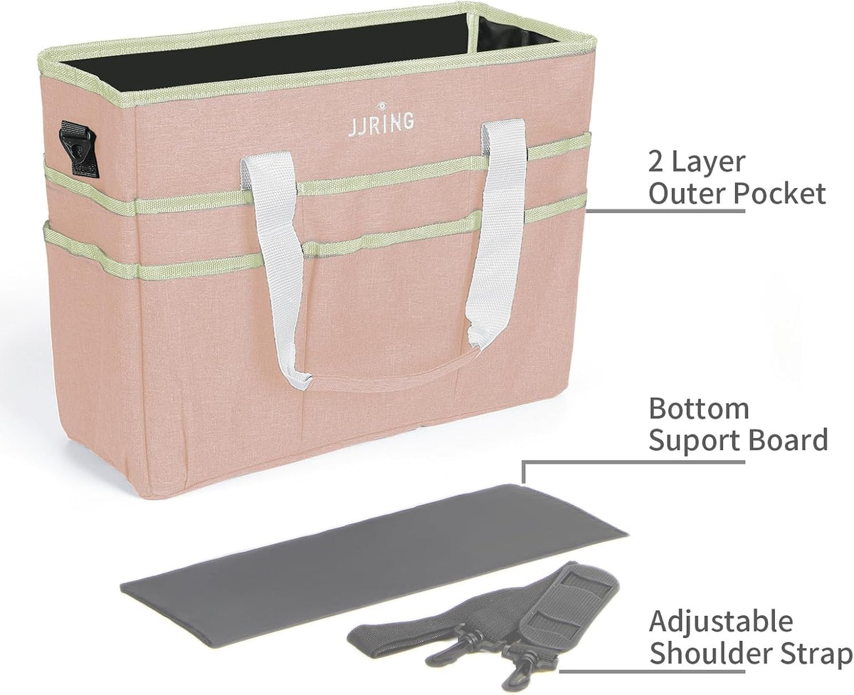 Craft Organizer Tote Bag Art Storage Caddy Bluish Green