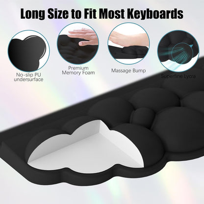 Ergonomic Wrist Rest for Keyboard and Mouse, Cloud Keyboard Stand Pad