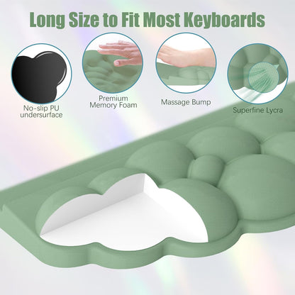 Ergonomic Wrist Rest for Keyboard and Mouse, Cloud Keyboard Stand Pad