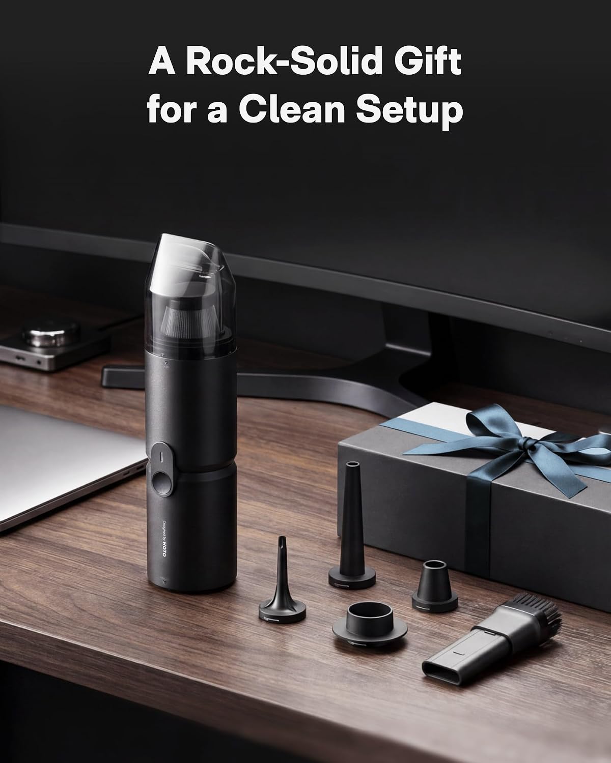 HOTO Handheld Desk Vacuum Cordless, Small Vacuum Cleaner, 15000Pa