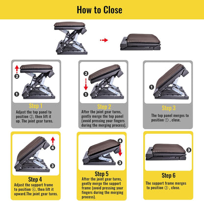Foot Rest for Under Desk at Work Enlarged, Ergonomic Footrest with Adjustable Height and Angle, Foldable Foot Stool with Removable Pad Massage Beads for Office Gaming Chair Black