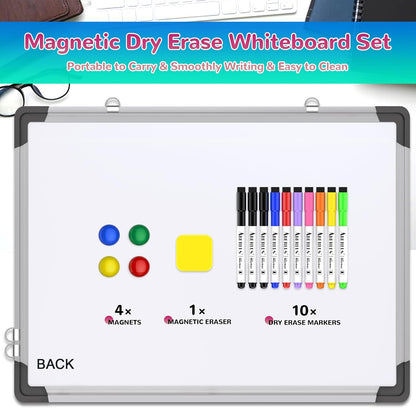 Monthly Calendar Whiteboard for Wall, Dry Erase Board, Magnetic White Board
