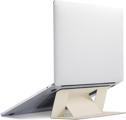 Invisible Laptop Stand, Stick-On Portable Laptop Riser for Mobile Work