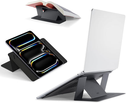 Invisible Laptop Stand, Stick-On Portable Laptop Riser for Mobile Work