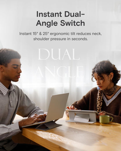 Invisible Laptop Stand, Stick-On Portable Laptop Riser for Mobile Work