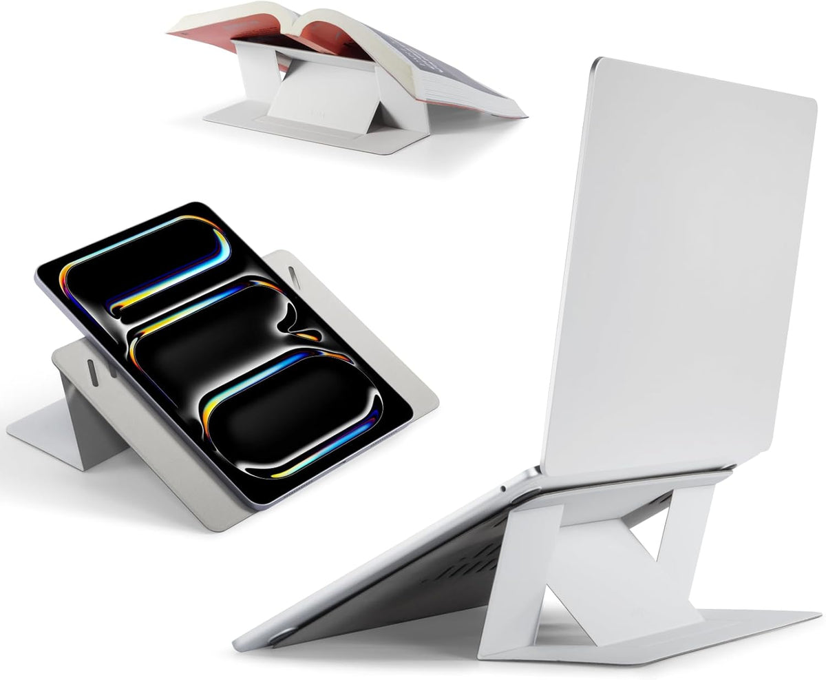 Invisible Laptop Stand, Stick-On Portable Laptop Riser for Mobile Work