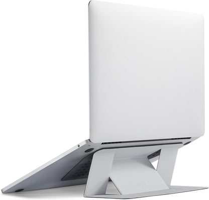 Invisible Laptop Stand, Stick-On Portable Laptop Riser for Mobile Work