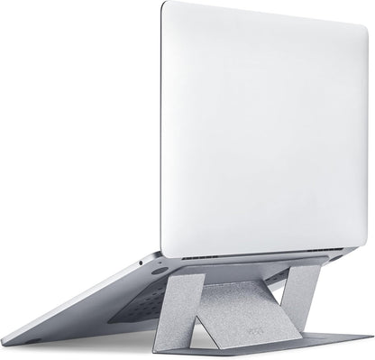 Invisible Laptop Stand, Stick-On Portable Laptop Riser for Mobile Work