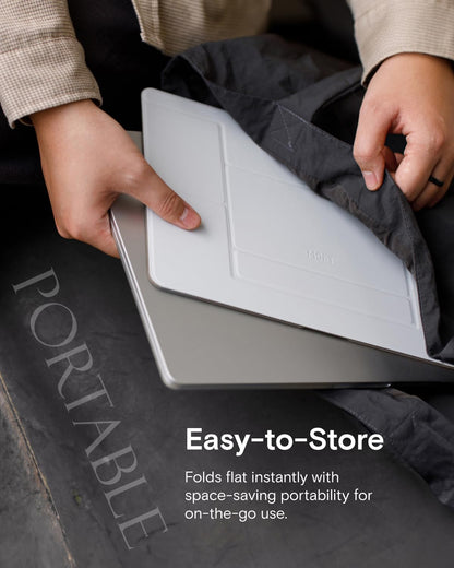 Invisible Laptop Stand, Stick-On Portable Laptop Riser for Mobile Work