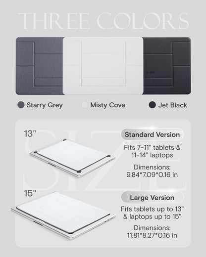 Invisible Laptop Stand, Stick-On Portable Laptop Riser for Mobile Work