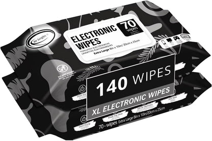 Electronic Wipes Screen Cleaner 70 Count, XL 8x10 Inch