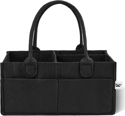 Baby Diaper Caddy Organizer, Gray, Medium
