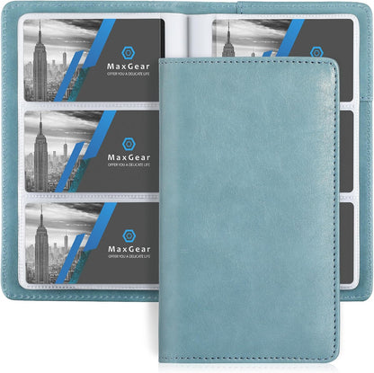 Business Card Organizer Book, Holds 240 Cards, Black