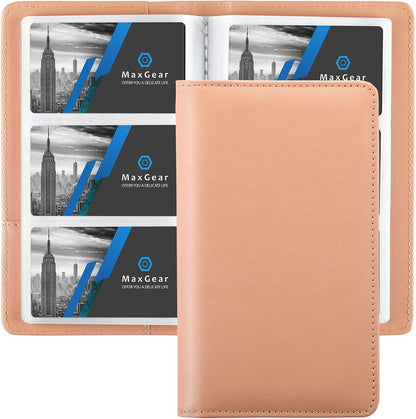 Business Card Organizer Book, Holds 240 Cards, Black