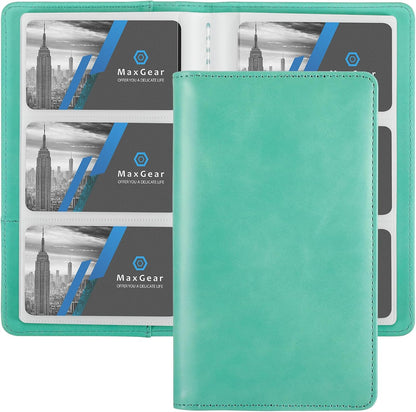 Business Card Organizer Book, Holds 240 Cards, Black