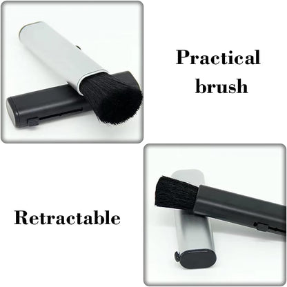 2 Pcs Retractable Keyboard Cleaning Brush Computer Cleaning Tool Dust Removal Brush for Desktop Table