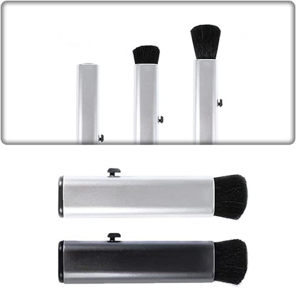 2 Pcs Retractable Keyboard Cleaning Brush Computer Cleaning Tool Dust Removal Brush for Desktop Table