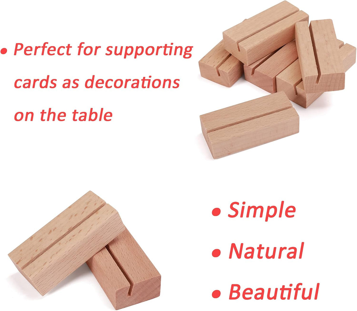 2.17 Inch Place Card Holder Photo Picture Stand Card Holder