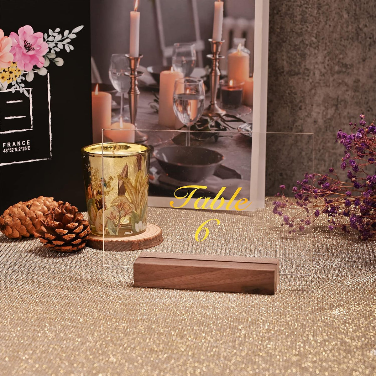 2.17 Inch Place Card Holder Photo Picture Stand Card Holder