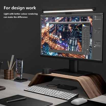 Mi Computer Monitor Light Bar - Easy Installation, Extra Computer Lighting w/o Taking Desktop Space, with Wireless Remote Control Adjusting Lights Easily