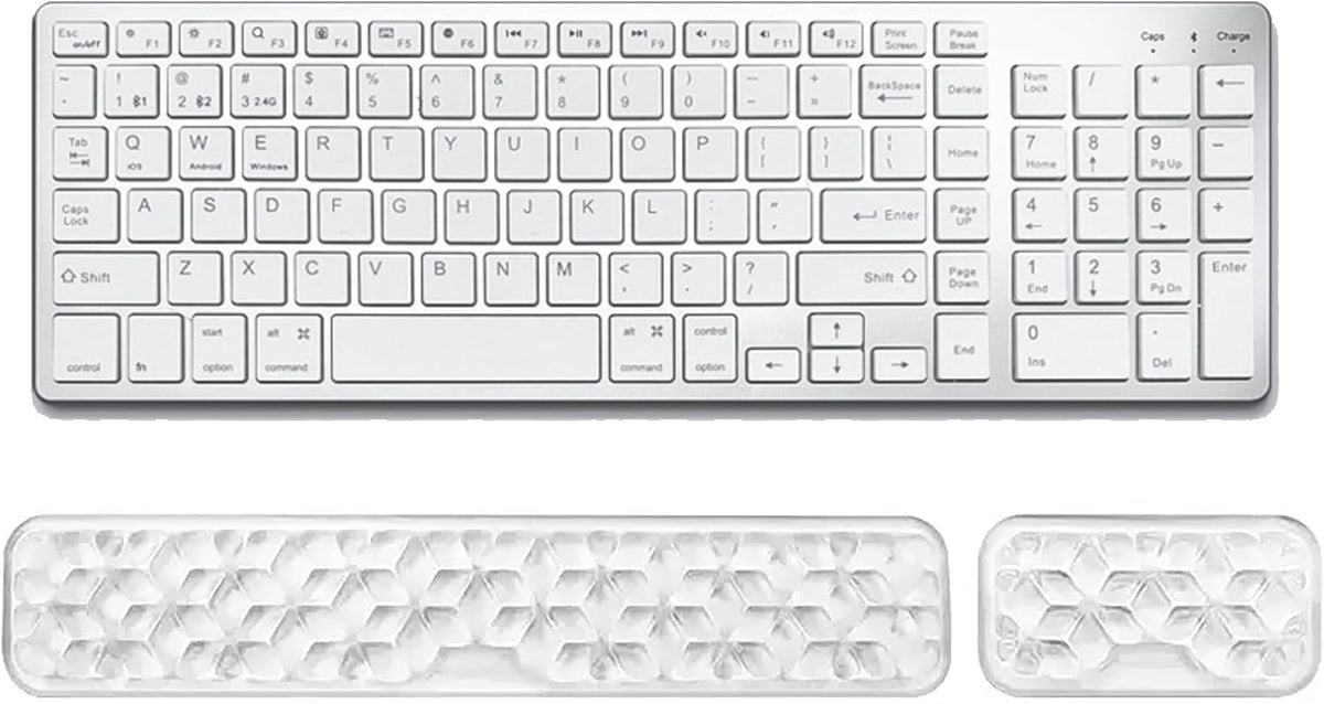 Mouse Pad with Wrist Rest, Soft Cloud Gel Keyboard Mouse Pad Set with Hand Wrist Support, Cute Non Slip Office Desk Accessories for Comfort/Pain Relief/Computer/Laptop (Pink Cloud)
