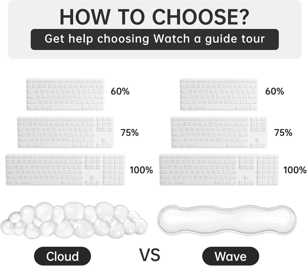 Mouse Pad with Wrist Rest, Soft Cloud Gel Keyboard Mouse Pad Set with Hand Wrist Support, Cute Non Slip Office Desk Accessories for Comfort/Pain Relief/Computer/Laptop (Pink Cloud)