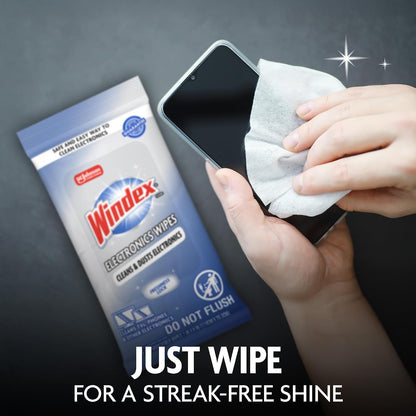 Electronic Cleaning Wipes, Anti-Static & Ammonia-Free, 25 Count