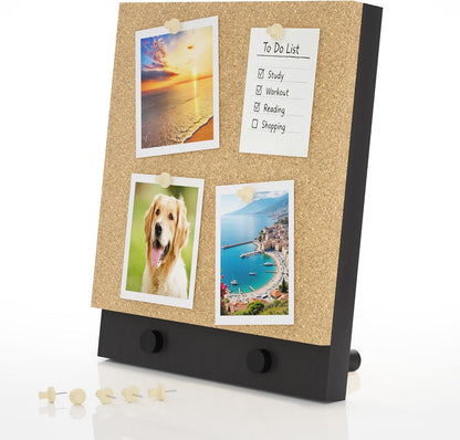 Wood Frame Bulletin Board, Cork Board, Wood, Small