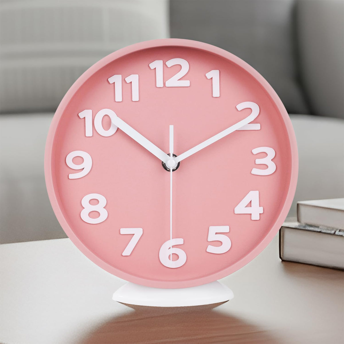 8 Inch Black Modern Wall Clock
