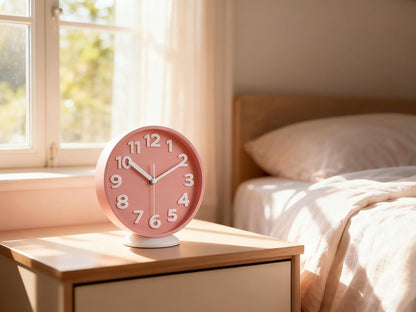 8 Inch Black Modern Wall Clock