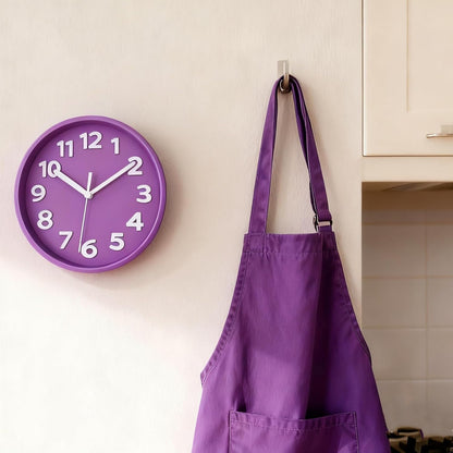 8 Inch Black Modern Wall Clock