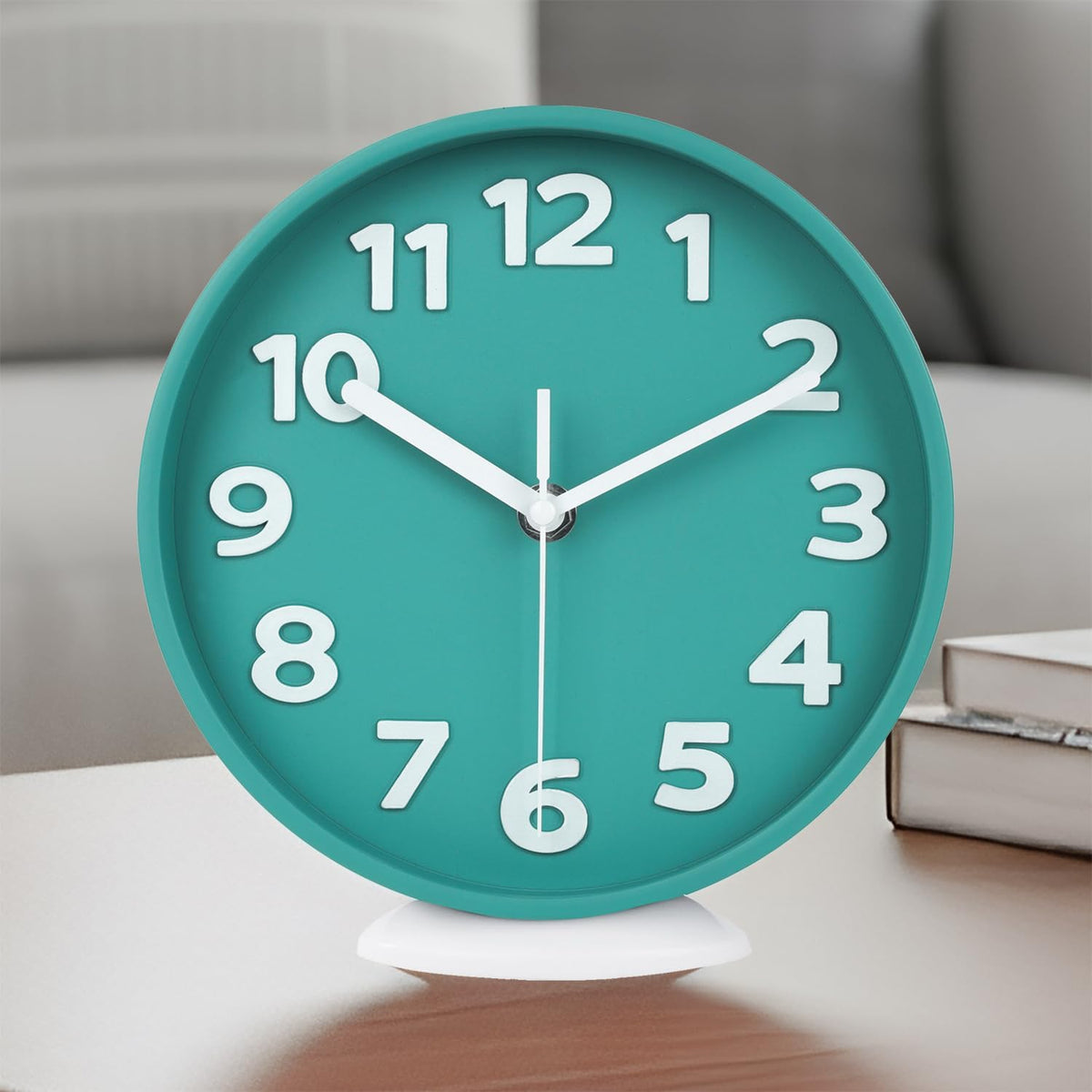 8 Inch Black Modern Wall Clock
