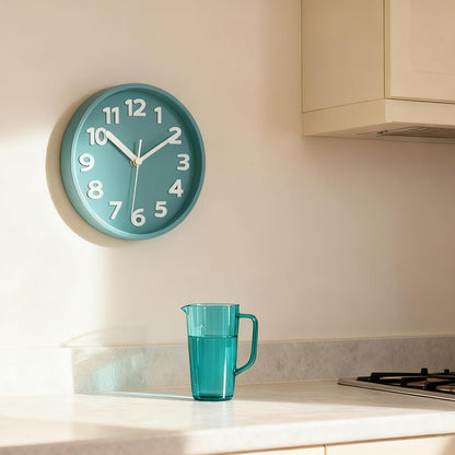 8 Inch Black Modern Wall Clock