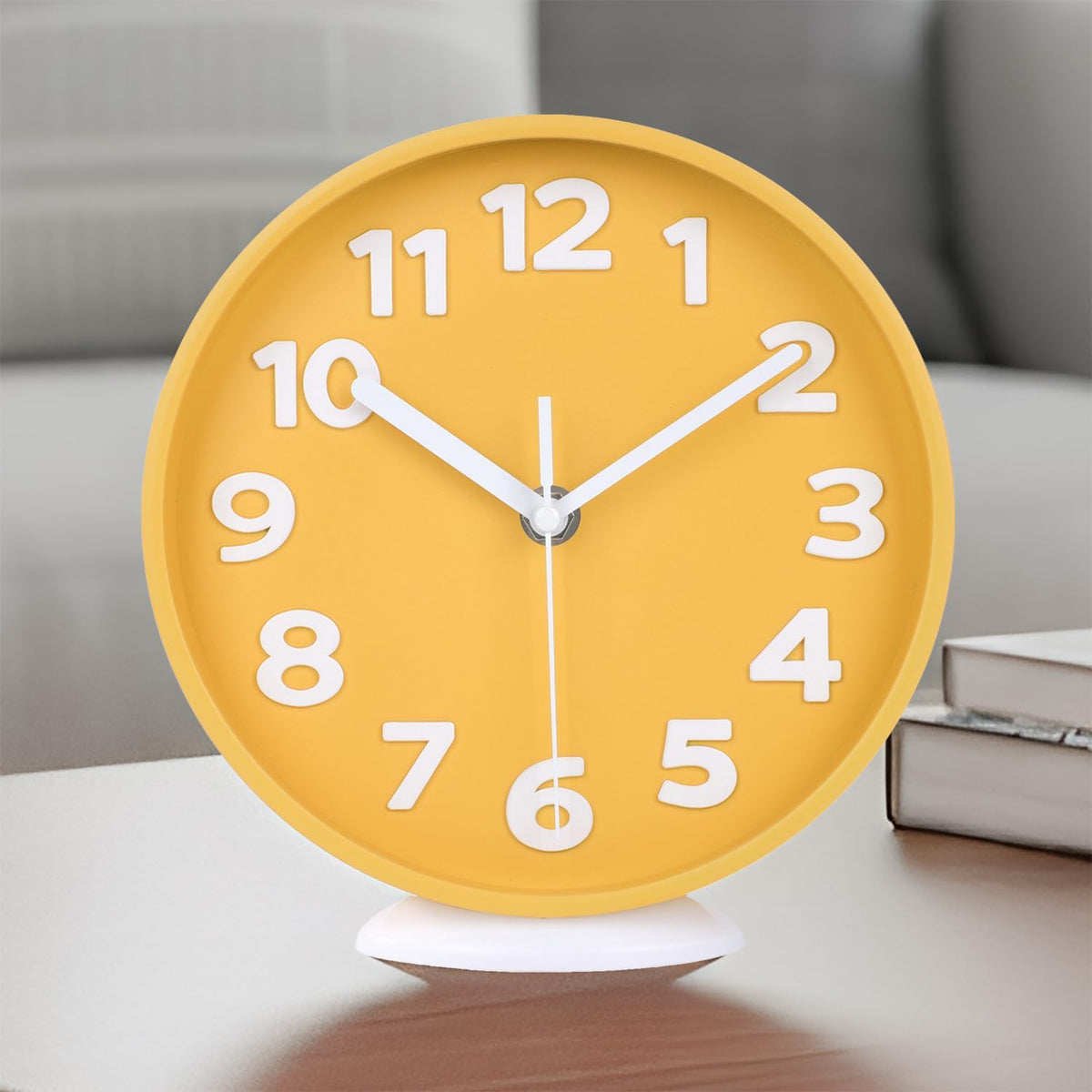 8 Inch Black Modern Wall Clock