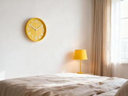 8 Inch Black Modern Wall Clock