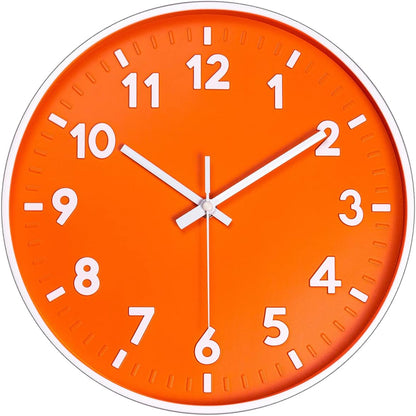 8 Inch Black Modern Wall Clock