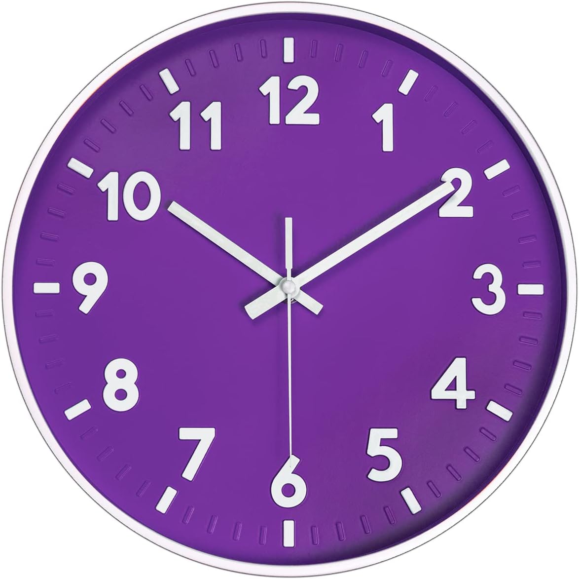 8 Inch Black Modern Wall Clock