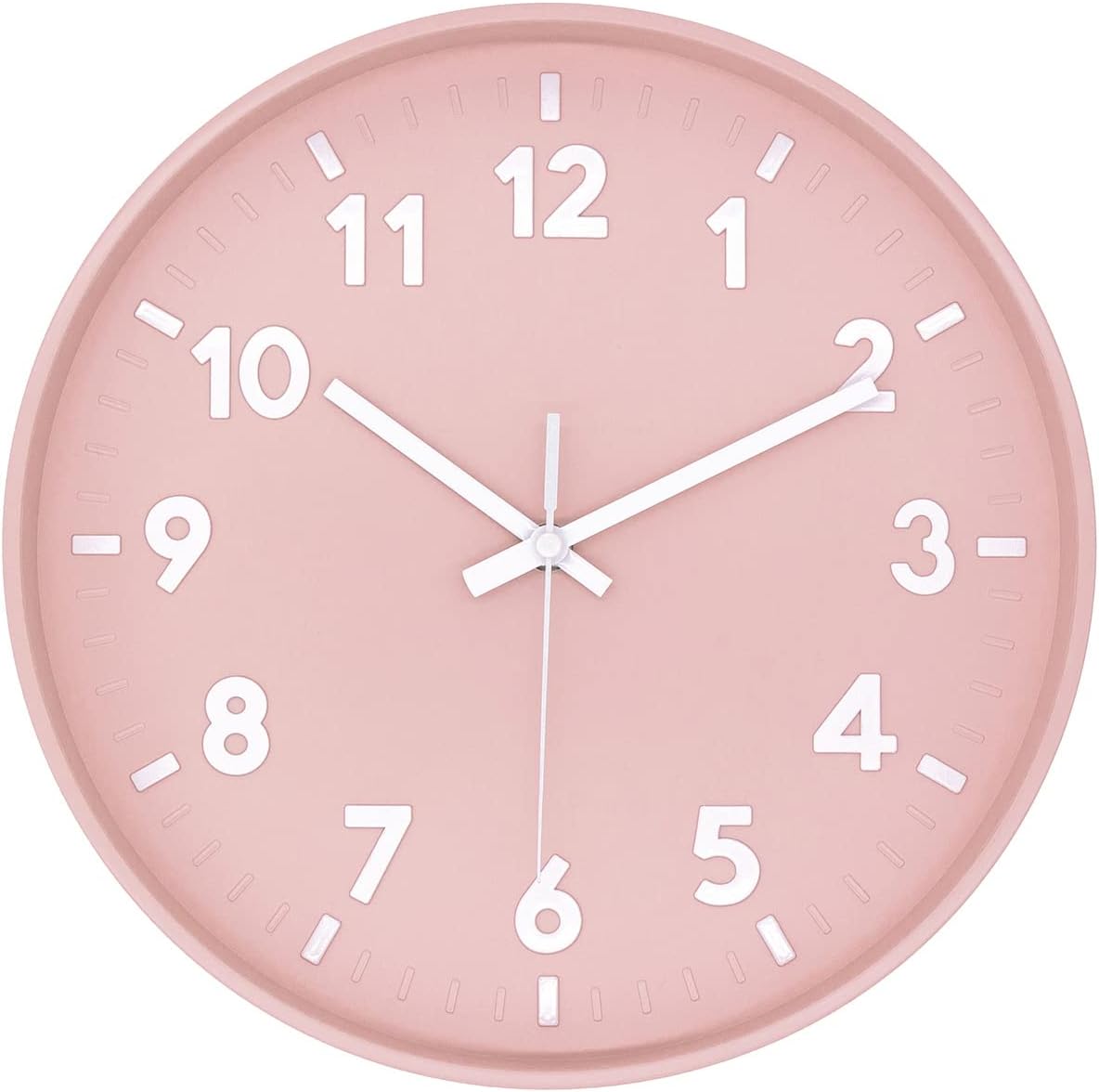 8 Inch Black Modern Wall Clock