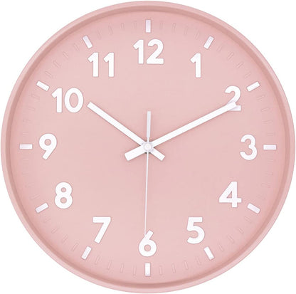 8 Inch Black Modern Wall Clock