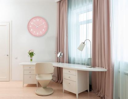 8 Inch Black Modern Wall Clock