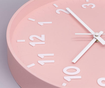 8 Inch Black Modern Wall Clock